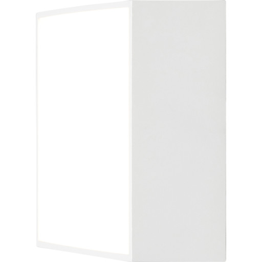 Astro Kea Square udendørs væglampe, hvid, 14 cm