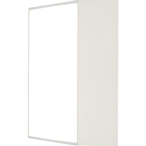 Astro Kea Square udendørs væglampe, hvid, 24 cm