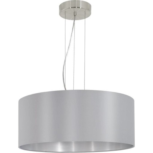 Maserlo hänge Ø530 grå, E27, 3X60W