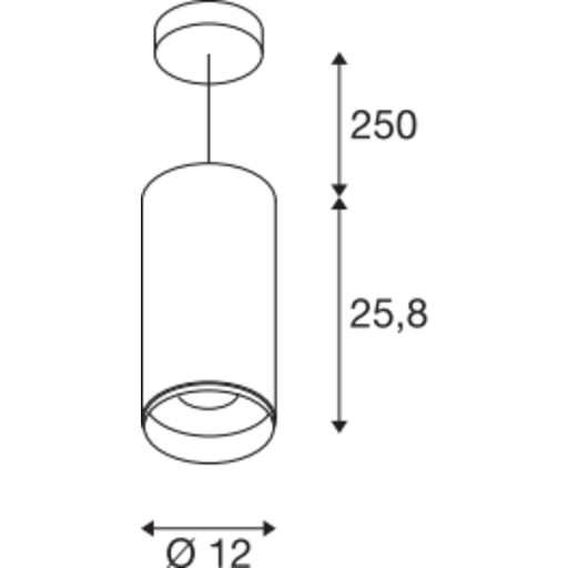 Billede af NUMINOS XL PEND H/S 3000K 36