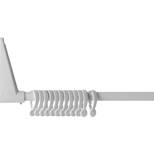 Van Der P Erica2000 Universal 12-i-1 badeforhængsstang, hvid