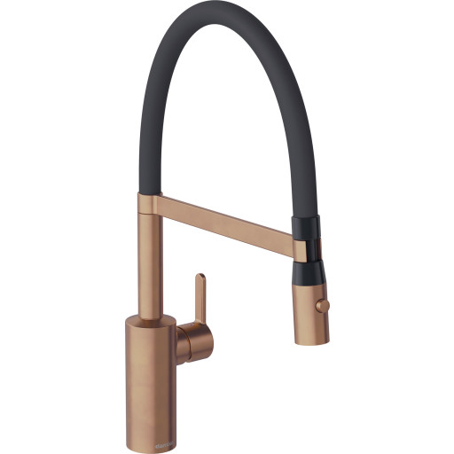 Damixa Silhouet Pro køkkenarmatur, børstet kobber billede