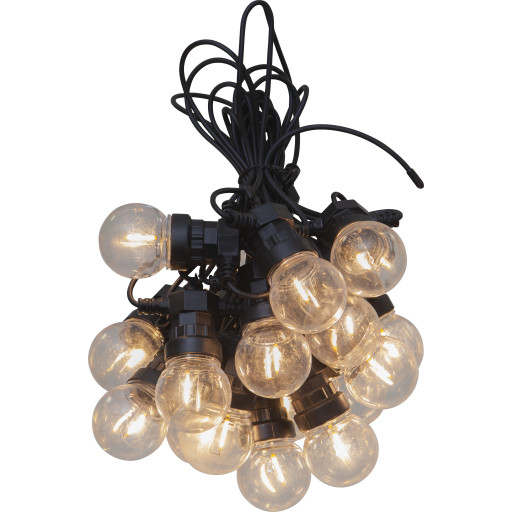 Star Trading utomhus ljusslinga, 8,5 m, svart