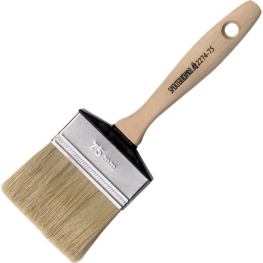SPEKTER PRO loft, væg og facadepensel (naturbørster) 75 mm