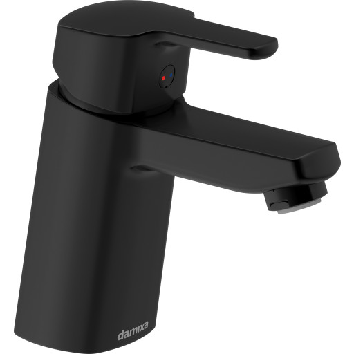 Damixa Pine håndvaskarmatur, mat sort billede