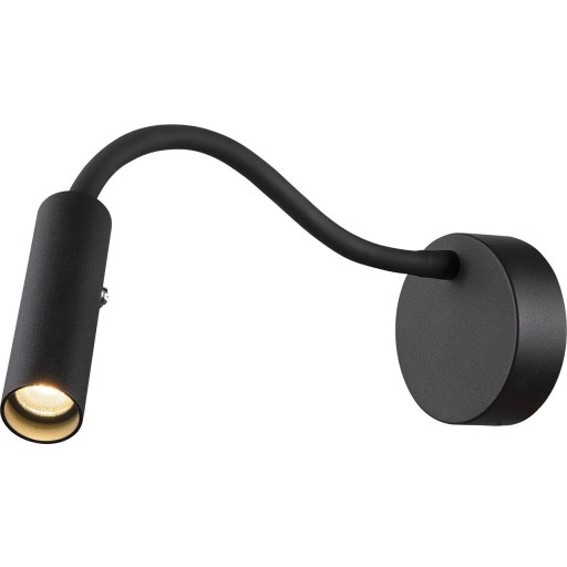 SLV Karpo Goose væglampe, sort billede