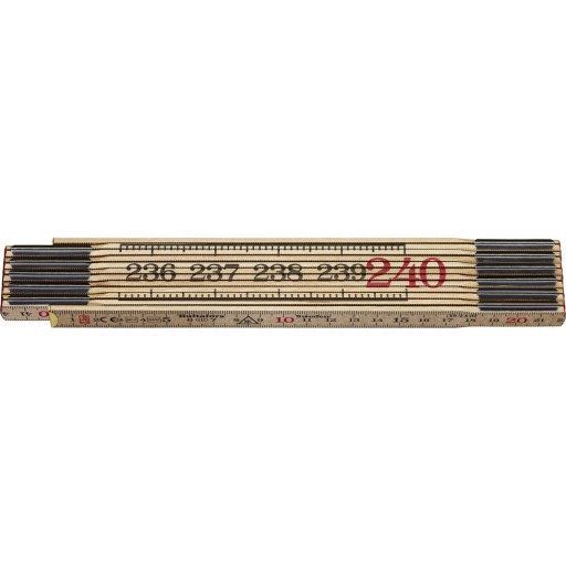 Hultafors 2,4 meter tommestok i 12 led