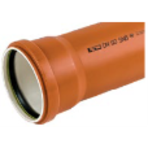 Kloakrør 110 mm, PP, SN4, 2000 mm billede