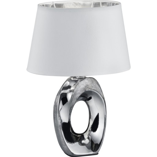 Trio Lighting Taba bordlampe, sølv, 33 cm Lamper &amp; el > Lamper &amp; spotter