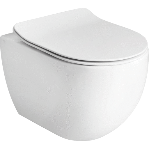 Billede af Lavabo Glomp Mini væghængt toilet, uden skyllekant, hvid