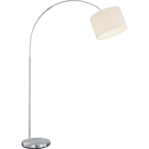 Trio Lighting Hotel gulvlampe med sving, hvit Lamper &amp; el > Lamper &amp; spotter