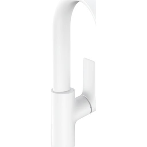 Hansgrohe vivenis 1-grebs håndvaskarmatur 210 med svingtud uden bundventil mat hvid