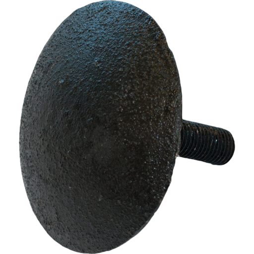 100 x 15/77 mm, M16 markeringssøm, lakeret, støbejern GG