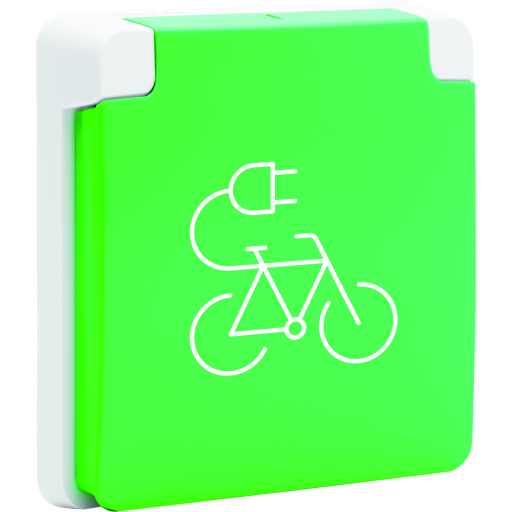 Hydro stikkontakt til elcykel, hvid