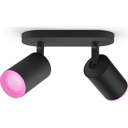 Philips Hue Fugato takspotlight, svart