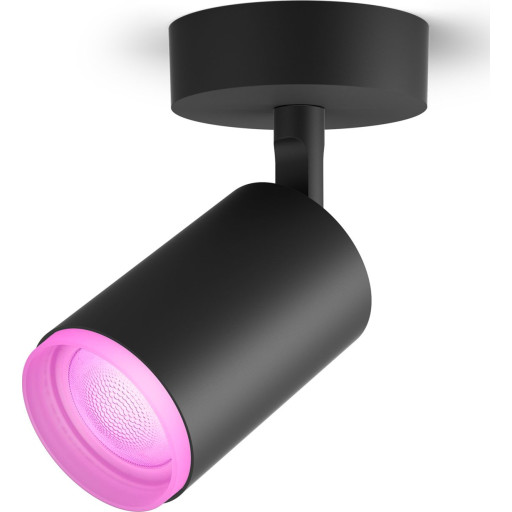 Philips Hue Fugato takspotlight, svart