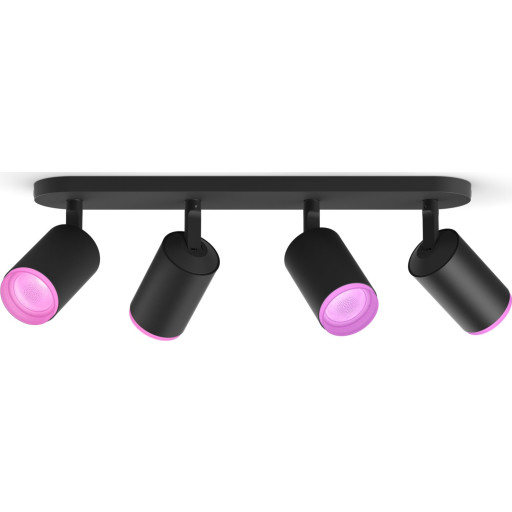 Philips Hue Fugato takspotlight, svart