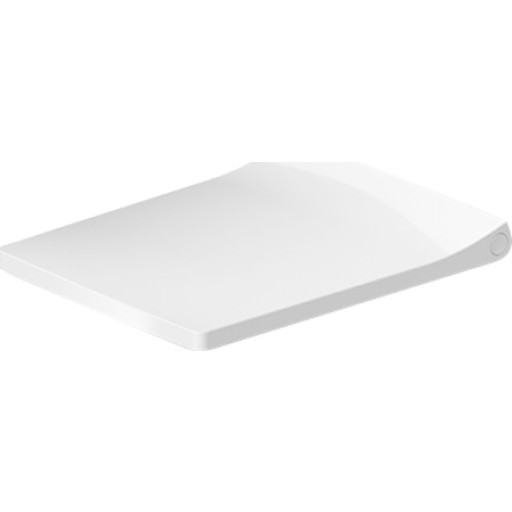 Duravit Viu toiletsæde, soft close, aftagelig, hvid billede
