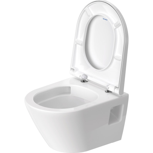 Duravit D-Neo compact vegghengt toalett, uten skyllekant, hvit Baderom > Toalettet