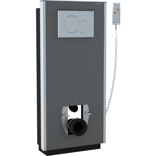 Pressalit Care Select TL1 toalettoppheng, gulvavløp, elektrisk, grå Baderom > Toalettet
