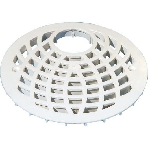 Purus afløbsrist, Ø150mm, hvid