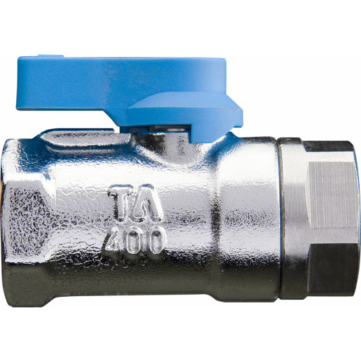 Kuglehane TA 400 m/m 1/2'' m/blå håndtag