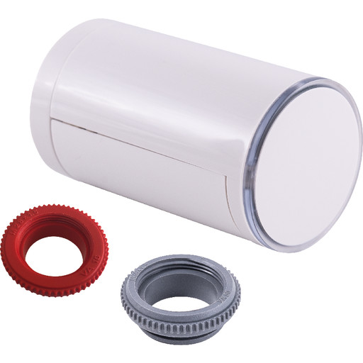 Wavin Sentio radiatortermostat, trådløs, M28/30, hvid billede