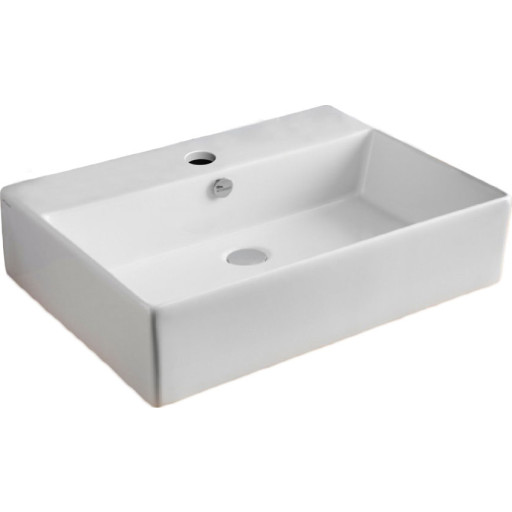 Lavabo Boxo 1015 Slim servant, 65x48 cm hvit Baderom > Servanten