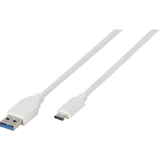 Vivanco Usb C/usb 3.1 Et Kabel 1m Hvid