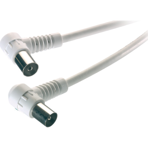 Vivanco antennekabel 90 grader vinklet 90dB, 1,5 meter billede