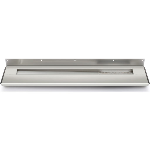 Unidrain 1004 afløbsarmatur, 900 mm, mod bagvæg og sideafløb, højre billede