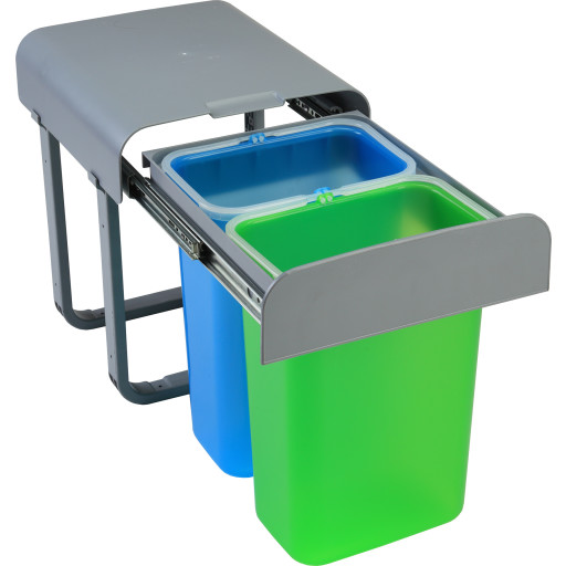 Intra Aladin 2 Affaldssystem 16 Liter Blå/grøn