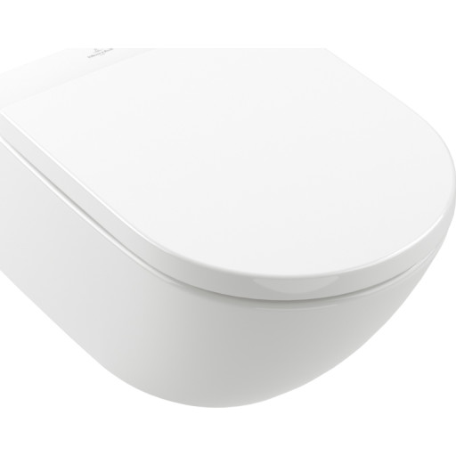 Villeroy &amp; Boch Subway 3.0 vegghengt toalett, uten skyllekant, rengjøringsvennlig, hvit Baderom > Toalettet