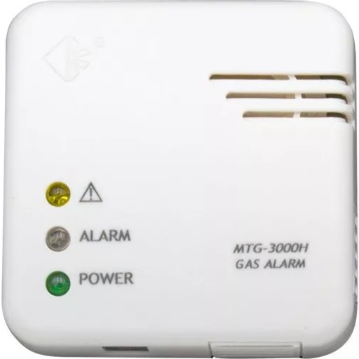 Foss Life gasalarm, 230V/12V, hvid billede
