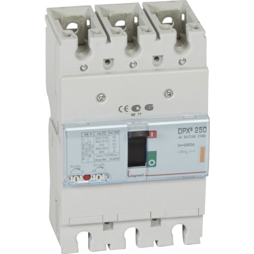 DPX3 250 effektbryter termomagnetisk 250A 3P 25kA