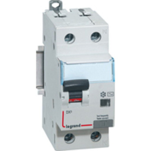 Legrand kombiafbryder DX3, 1 Polet + N, 16A, C karakteristik, 30mA, 6kA, Klasse A Hpfi relæ