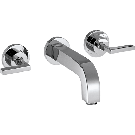 Hansgrohe AXOR Citterio 3-huls håndvaskarmatur til vægmontering, 162 mm tud