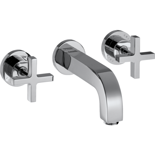 Hansgrohe AXOR Citterio 3-huls håndvaskarmatur til vægmontering, 162 mm tud