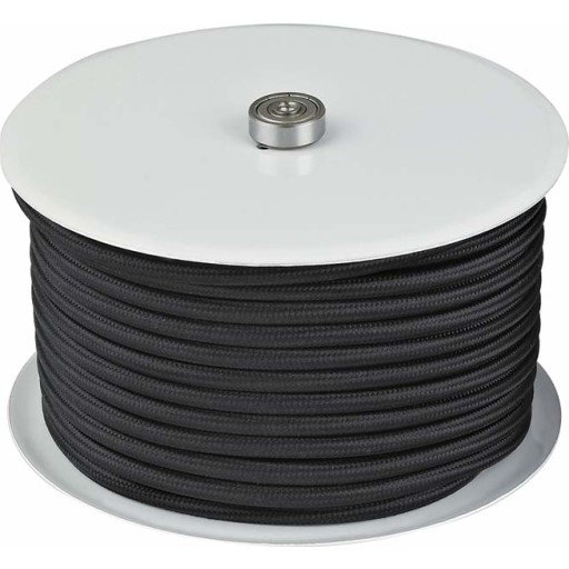 25 meter Halo Design stoffledning, sort