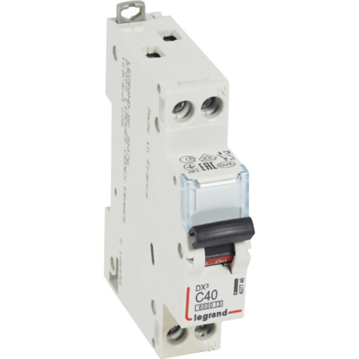 Legrand DX3 automatsikring kl. C, 1P med 40A