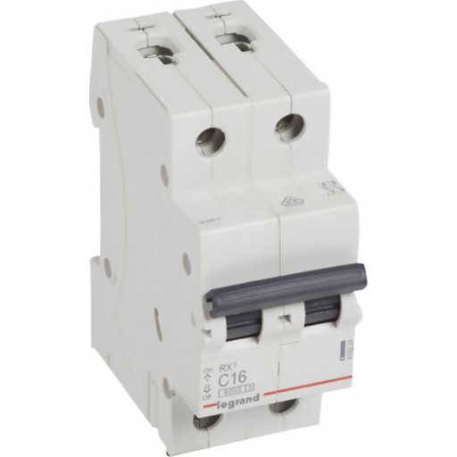 Legrand RX3 automatsikring kl. C, 2P, 16A billede