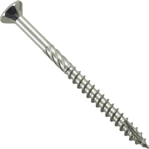 ITW FASTNERS Spunskrue SPUN®+ 5x100/54mm undersænket hoved, elforzinket med TX20 kærv delgevind, udvendige ribber - (100 stk.)