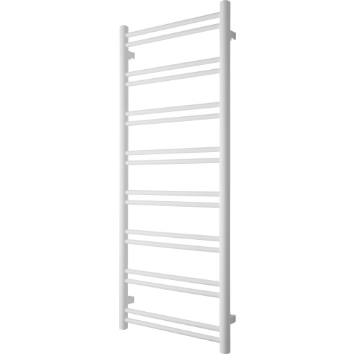 TVS DUO 16-500 Mat hvid håndklædetørrer 1240X500mm. Mat hvid RAL 3001, vandbåren