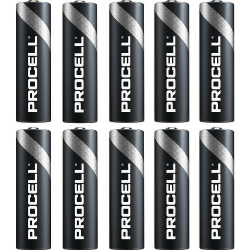 Duracell Procell AA Alkaline Batterier - 10 stk. Hus &amp; hage > SmartHome &amp; elektronikk