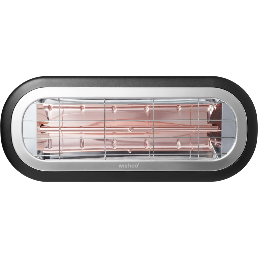 Wishco Mini 1500W infrarød terrassevarmer, sort Hus &amp; hage > Hage