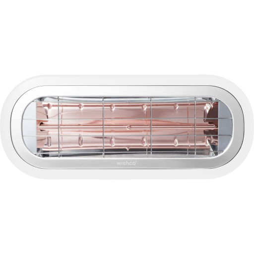 Wishco Mini 1500W infrarød terrassevarmer, hvit Hus &amp; hage > Hage