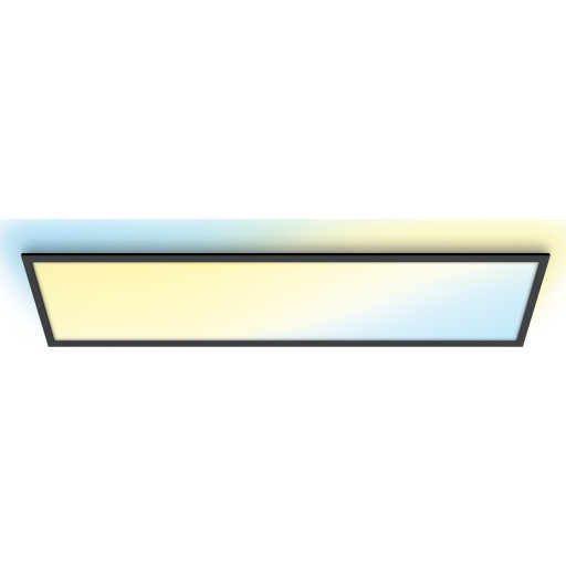 Wiz Superslim panel, justerbar hvit, svart, 120×30 cm