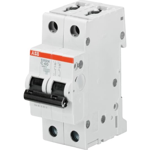 Sikringsbryter D 25A 2P, 10kA, S202M-C25