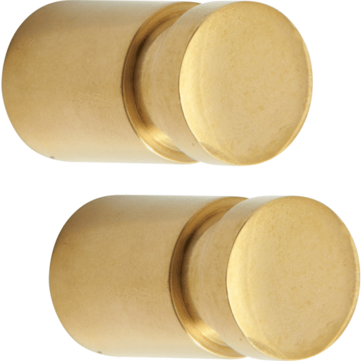 Lavabo Luna håndklædekrog lille 2 stk messing