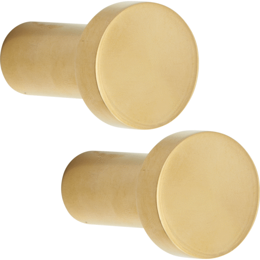 Lavabo Luna håndklædekrog stor 2 stk messing